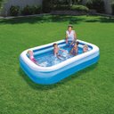 Ver imagem 3 de Piscina inflável retangular Bestway com capacidade para 778 litros e material resistente