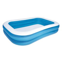 Piscina inflável retangular Bestway com capacidade para 778 litros e material resistente - 1