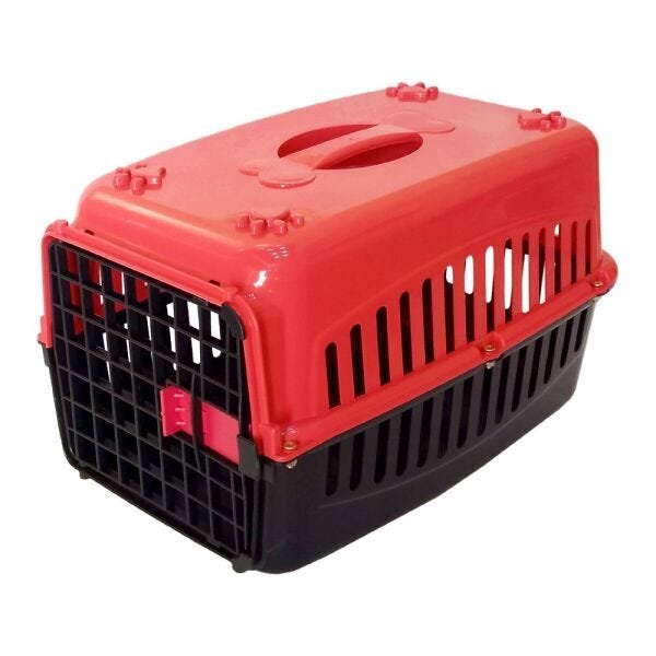 Kit 2 caixas de transporte para cachorro n3 tampa colorida - 4