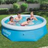 Piscina inflável Fast Set Bestway com capacidade para 2300 litros e 6 pessoas em estrutura reforç - 2