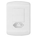 Ver imagem 1 de Interruptor Granbella C/pl 2tp+tom 2p+t 10a Branco-weg