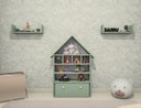 Ver imagem 3 de Casinha Infantil Organizadora de Brinquedos 100% Mdf Plancasa Verde Jade