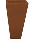 Ver imagem 1 de Vaso Planta 60x30 Trapézio Parede Polietileno - FERRUGEM 017