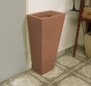 Ver imagem 2 de Vaso Planta 60x30 Trapézio Parede Polietileno - FERRUGEM 017