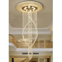 Ver imagem 2 de Pendente De Cristais Legítimos Moderno Para Pé Direito Duplo:3,70M/Bivolt