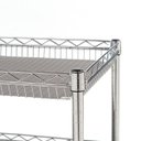 Ver imagem 6 de Carrinho Aço Multi Utilitário 3 Prateleiras com Rodas e Trava