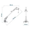 Ver imagem 3 de Aparador de Grama Elétrico AP1000 Tramontina 127V