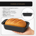 Ver mais imagens de Forma para Pão e Bolo Inglês Antiaderente Aço Carbono Relobraz
