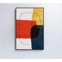 Ver imagem 1 de Quadro Artes Em Quadrados 80x120 Cm Vidro Impresso