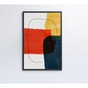 Ver imagem 3 de Quadro Artes Em Quadrados 80x120 Cm Vidro Impresso