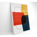 Ver imagem 2 de Quadro Artes Em Quadrados 80x120 Cm Vidro Impresso