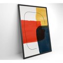 Ver mais imagens de Quadro Artes Em Quadrados 80x120 Cm Vidro Impresso