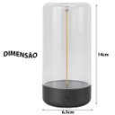 Ver imagem 3 de Luminaria Lampada Filamento Magnetica Moderna Minimalista Detalhe Luxo Flexivel 3 Niveis Mesa Sala Q