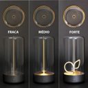 Ver imagem 5 de Luminaria Lampada Filamento Magnetica Moderna Minimalista Detalhe Luxo Flexivel 3 Niveis Mesa Sala Q