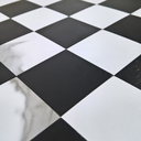 Ver imagem 4 de Pastilha Adesiva Rigida Decoração Banheiro Cozinha Quadricul