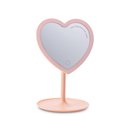 Ver imagem 1 de Espelho de Mesa com Led Coração Rosa