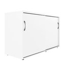 Ver imagem 5 de Armário Organizador 140cm 2 Portas de Correr Escritório F5 Cor:branco