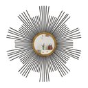 Ver imagem 1 de Espelho decorativo de parede redondo com moldura palitada Quasar Preto