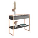 Ver imagem 1 de Buffet Aparador Industrial Preto e Cobre