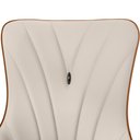 Ver imagem 7 de Cadeira de Jantar Estofada Verona Design Italiano Encosto Anatômico Base em Metal - Bege/caramelo