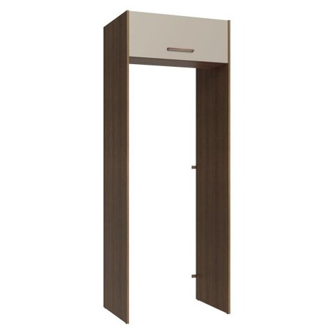 Porta-geladeira 83 Cm 1 Porta Basculante Rustic/crema Agata Madesa