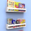 Ver imagem 1 de Prateleira para Livros Mdf Branco Tx 60l X 12p X 12a Cm Prtbr019