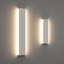 Ver imagem 4 de Arandela Stella Reflex Led 42cm Ip65 12w Bivolt Branco - 3000k - Luz Amarela