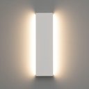 Ver imagem 2 de Arandela Stella Reflex Led 42cm Ip65 12w Bivolt Branco - 3000k - Luz Amarela