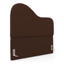Ver imagem 1 de Cabeceira Orgânica Cama Box Queen Size Sea 160cm com Frame Suede Marrom - Desk Design