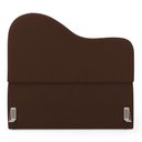 Ver imagem 3 de Cabeceira Orgânica Cama Box Queen Size Sea 160cm com Frame Suede Marrom - Desk Design