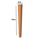 Ver imagem 4 de Kit 4 Pés de Madeira para Móveis Modelo Pino Vários Tamanhos - 70cm