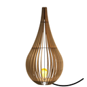 Ver imagem 1 de Abajur Grande de Chão CAPADÓCIA MDF Luminária -:MDF CRU/60x30cm