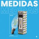 Ver imagem 2 de Lâmpada Led Vela 2w 2400k 180lm E14 Bivolt Irc80 L054c2-bvt Starlux St3149