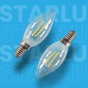 Ver imagem 5 de Lâmpada Led Vela 2w 2400k 180lm E14 Bivolt Irc80 L054c2-bvt Starlux St3149