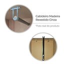 Ver imagem 5 de Guarda-Roupa 4 Portas e 2 Gavetas Panama 90cm Preto - Fellicci Móveis