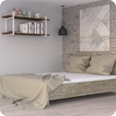 Ver imagem 2 de Prateleira Estilo Industrial P/ Quarto Parede GND BM 100cm
