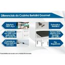 Ver imagem 4 de Armário Aéreo P- Cozinha Canto Oblíquo Gourmet 7013 1 Porta 68cm Branco - Bertolini