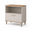 Ver imagem 3 de Balcao Bella 80cm 1 Porta Basculante 1 Gaveta Freijo / Off White MGM