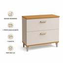 Ver imagem 4 de Balcao Bella 80cm 1 Porta Basculante 1 Gaveta Freijo / Off White MGM