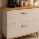 Ver imagem 5 de Balcao Bella 80cm 1 Porta Basculante 1 Gaveta Freijo / Off White MGM