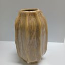 Ver imagem 2 de Vaso Decorativo Enfeite Casa Home&co Cerâmica 20x14x14cm Bege