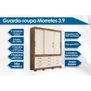 Ver imagem 4 de Guarda Roupa Casal 3PORTAS Morretes Cinamomo S. Andirá