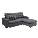Ver imagem 3 de Sofá Berlin 2.65x1.70m com Chaise Super Pillow Top - Chumbo