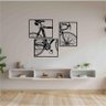 Quadro Decorativo Bicicleta Vazado - Mdf 3mm 002 - 1