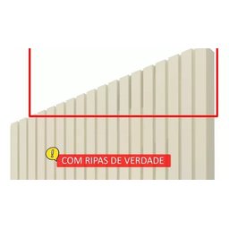 Painel Home Nobre Ripado para Tv até 85" Led 230cm Gelius Móveis Off White - 3