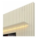 Ver imagem 4 de Painel Home Nobre Ripado para Tv até 85" Led 230cm Gelius Móveis Off White