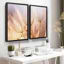 Ver imagem 1 de Quadros Decorativos Flor Dente de Leão com Moldura Mosaico