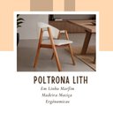 Ver imagem 5 de Kit 4 Poltronas Lithi Design Moderno & Elegante Poltronas Estofadas Ergônomicas