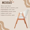 Ver imagem 6 de Kit 4 Poltronas Lithi Design Moderno & Elegante Poltronas Estofadas Ergônomicas