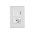Ver imagem 1 de Conjunto Interruptor Paralelo + Tomada 2p+t 20a 4x2 Tramontina Liz
